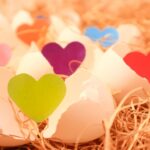 カラフルなハート