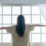 朝の窓際